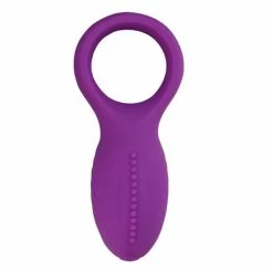Promo 👍 Best Couples Sex Toys Love Moment Purple Vibrating Cock Ring 🥰