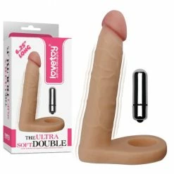 Discount ❤️ Best Couples Sex Toys Lovetoy 6.25″ Ultra Soft Double Strap On Anal Dildo ⌛