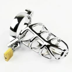 Hot Sale 😉 PleasureStore Chastity Cock Cage Silver 😉 -Ball Toys Sales unnamed file 1197