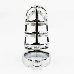 Hot Sale 😉 PleasureStore Chastity Cock Cage Silver 😉 -Ball Toys Sales unnamed file 1198
