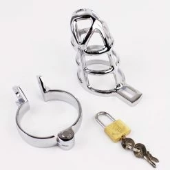 Hot Sale 😉 PleasureStore Chastity Cock Cage Silver 😉 -Ball Toys Sales unnamed file 1200