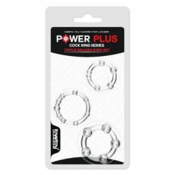 Deals ✔️ Being Fetish Power Plus – Triple Beaded Cock Ring Set 🤩