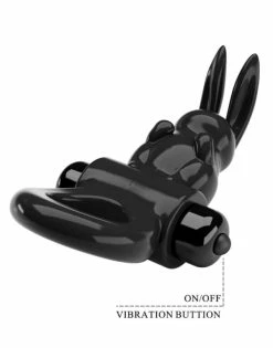 Budget ⭐ Best Couples Sex Toys Pretty Love – Exciting Black Vibrating Rabbit Cockring 🔥 -Ball Toys Sales unnamed file 1244