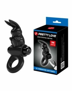 Budget ⭐ Best Couples Sex Toys Pretty Love – Exciting Black Vibrating Rabbit Cockring 🔥 -Ball Toys Sales unnamed file 1246