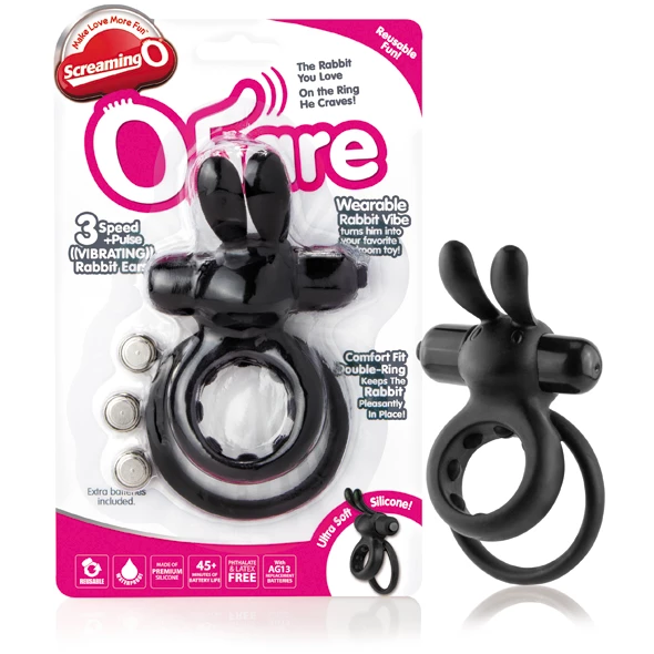 Wholesale ๐ฏ Best Couples Sex Toys Screaming O โ Black Ohare Vibrating Cock Ring & Rabbit Ears ๐ 6 Wholesale ๐ฏ Best Couples Sex Toys Screaming O โ Black Ohare Vibrating Cock Ring & Rabbit Ears ๐ - Image 4