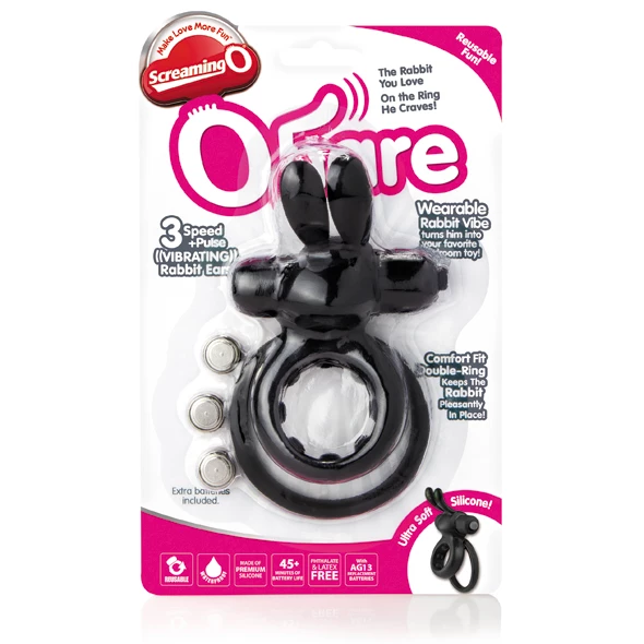 Wholesale ๐ฏ Best Couples Sex Toys Screaming O โ Black Ohare Vibrating Cock Ring & Rabbit Ears ๐ 8 Wholesale ๐ฏ Best Couples Sex Toys Screaming O โ Black Ohare Vibrating Cock Ring & Rabbit Ears ๐ - Image 6