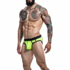 Ball Toys Sales 37 Best deal ✔️ Camming Sex Toys For Him Cut4Men – Jockair Provocative – Neon Large ✔️