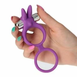 Wholesale 🎉 Best Couples Sex Toys Toyz4Lovers – Stretchy Vibrating Rabbit Dual Cockring Purple ✨ -Ball Toys Sales unnamed file 1447