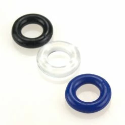 Budget ❤️ Being Fetish Triple Cock Ring Multicolour Set 👏