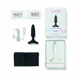 Best Pirce 🛒 Anal Play Lovense Hush 2 Bluetooth Vibrating Butt Plug XS 25mm 🎉 -Ball Toys Sales unnamed file 375