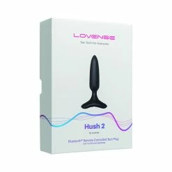 Best Pirce 🛒 Anal Play Lovense Hush 2 Bluetooth Vibrating Butt Plug XS 25mm 🎉 -Ball Toys Sales unnamed file 377