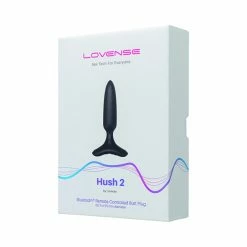 Best Pirce 🛒 Anal Play Lovense Hush 2 Bluetooth Vibrating Butt Plug XS 25mm 🎉 -Ball Toys Sales unnamed file 378