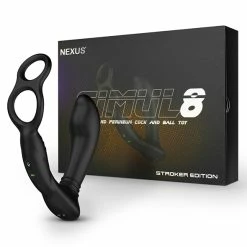 Outlet ✨ Prostate Massagers Nexus – Simul8 Stroker Edition Vibrating Dual Motor Cock And Ball Toy ❤️ -Ball Toys Sales unnamed file 418