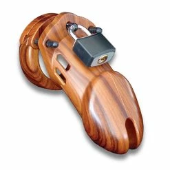Discount 👍 CB-X – CB6000 Wood Chastity Cock Cage – 35 MM 😀
