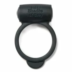 Cheapest 🤩 Best Couples Sex Toys Fifty Shades Of Grey Vibrating Silicone Love Ring ✔️